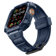 „Spigen Rugged Armor Pro“ dėklas, skirtas „Apple Watch Ultra 1/2“ (49 mm) – tamsiai mėlynas