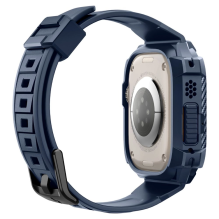 „Spigen Rugged Armor Pro“ dėklas, skirtas „Apple Watch Ultra 1/2“ (49 mm) – tamsiai mėlynas