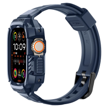 „Spigen Rugged Armor Pro“ dėklas, skirtas „Apple Watch Ultra 1/2“ (49 mm) – tamsiai mėlynas