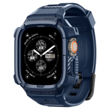 „Spigen Rugged Armor Pro“ dėklas, skirtas „Apple Watch Ultra 1/2“ (49 mm) – tamsiai mėlynas