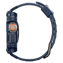 „Spigen Rugged Armor Pro“ dėklas, skirtas „Apple Watch Ultra 1/2“ (49 mm) – tamsiai mėlynas