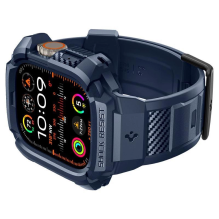 „Spigen Rugged Armor Pro“ dėklas, skirtas „Apple Watch Ultra 1/2“ (49 mm) – tamsiai mėlynas