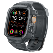 „Spigen Rugged Armor Pro“ dėklas, skirtas „Apple Watch Ultra 1/2“ (49 mm) – tamsiai pilkas