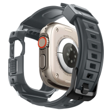 „Spigen Rugged Armor Pro“ dėklas, skirtas „Apple Watch Ultra 1/2“ (49 mm) – tamsiai pilkas