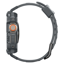 „Spigen Rugged Armor Pro“ dėklas, skirtas „Apple Watch Ultra 1/2“ (49 mm) – tamsiai pilkas