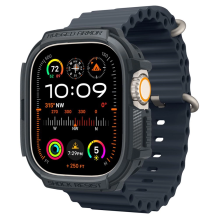 „Spigen Rugged Armor“ dėklas, skirtas „Apple Watch Ultra 1/2“ (49 mm) – tamsiai pilkas