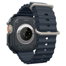 „Spigen Rugged Armor“ dėklas, skirtas „Apple Watch Ultra 1/2“ (49 mm) – tamsiai pilkas