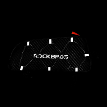 Rockbros 039BK bicycle frame bag 1 l with braid - black