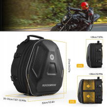 Rockbros 30140026001 motorcycle tank bag 35 l - black