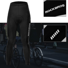 Rockbros RK20042XL dviratininkų kelnės, pralaidžios orui, su XXL įdėklu - juodos