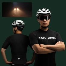 Rockbros cycling jersey 15120002003 short sleeve L - black