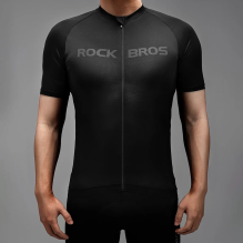 Rockbros cycling jersey 15120002003 short sleeve L - black