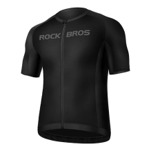 Rockbros 15120002006 short sleeve cycling jersey XXXL - black