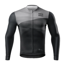 Rockbros cycling jersey 15120009002 long sleeve spring / summer M - black