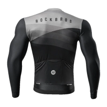 Rockbros cycling jersey 15120009002 long sleeve spring / summer M - black