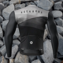 Rockbros cycling jersey 15120009002 long sleeve spring / summer M - black