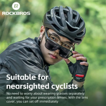 Rockbros SP304 polarizing cycling glasses - gray