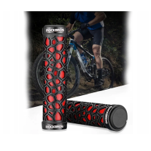 Rockbros 2017-14ARD bicycle grips - black and red