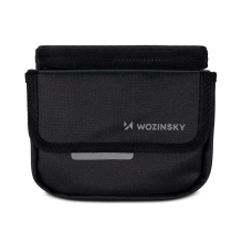 Wozinsky frame bike bag bicycle pannier waterproof phone case 1.5l black (WBB26BK)