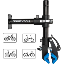 Rockbros 27210002001 Service Stand with Quick Releases for Bicycles - Black