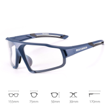 Rockbros SP216BL photochromic UV400 cycling glasses - blue