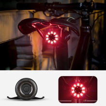 Wozinsky rear bicycle light LED with USB-C red light 5 modes black (WRBLB2)