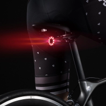 Wozinsky rear bicycle light LED with USB-C red light 5 modes black (WRBLB2)