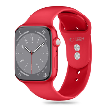 Tech-Protect Silicone Strap for Apple Watch 6 / 7 / 8 / 9 / 10 / SE / Ultra 1 / 2 (44 / 45 / 46 / 49 mm) - Red