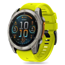 Tech-Protect silikoninis dirželis, skirtas Garmin Fenix ​​5X / 5X Plus / 6X / 6X Pro / 7X / 8 (51 mm) – žalias