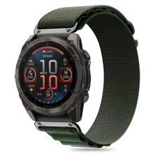 Tech-Protect Nylon Pro dirželis, skirtas Garmin Fenix ​​5/6/6 Pro / 7/8 (47MM) – žalias