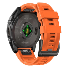 Tech-Protect silikoninis dirželis, skirtas Garmin Fenix ​​5S / 5S PLUS / 6S / 6S Pro / 7S / 8 (43MM) – oranžinis