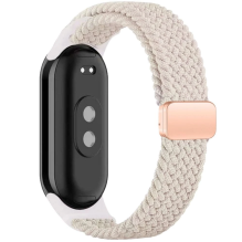 Tech-Protect NylonMag dirželis, skirtas Xiaomi Smart Band 8 / 9 / NFC - smėlio spalvos