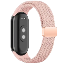 Tech-Protect NylonMag dirželis, skirtas Xiaomi Smart Band 8 / 9 / NFC - rožinė