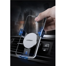 Ugreen LP130 40907 gravity phone holder for car air vent - silver