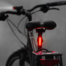 Wozinsky WSBLB1 front and rear USB-C bicycle light set - black