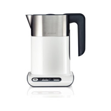 Bosch TWK8611P electric kettle 1.5 L 2400 W Anthracite, Stainless steel, White