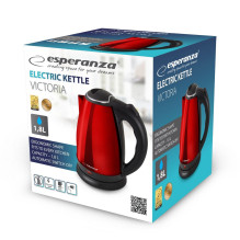 Esperanza EKK113R electric kettle 1.8 L Black,Red 1800 W