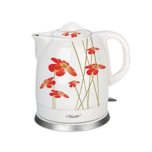 Feel-Maestro MR-066-RED FLOWERS electric kettle 1.5 L 1200 W Red, White