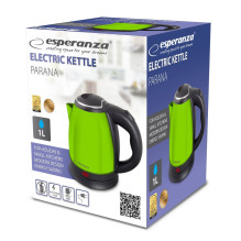 Esperanza EKK128G Elektrinis virdulys Parana 1 L, Green 1350 W