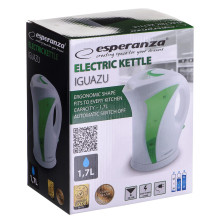 Esperanza EKK018G Electric kettle 1.7 L, White / Green