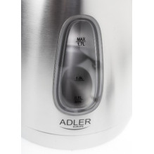 Adler AD 1223 electric kettle 1.7 L Black,Stainless steel 2200 W