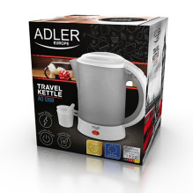 Adler AD 1268 elektrinis virdulys 0,6 L Pilka 600 W