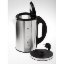 Adler AD 1216 electric kettle 1.7 L Black,Silver 2200 W