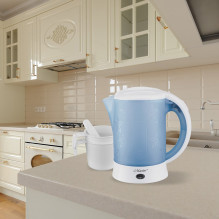 Feel-Maestro MR010 electric kettle 0.6 L Blue, White 600 W