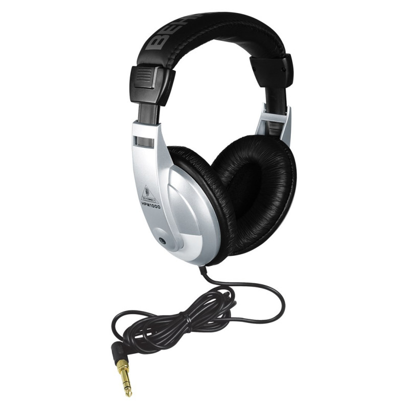 Behringer HPM1000 headphones / headset Wired Music Black, Silver