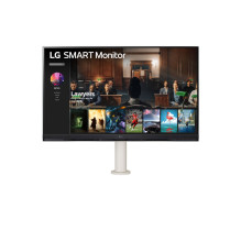 LG 32SQ780S-W kompiuterio monitorius 81,3 cm (32 colių) 3840 x 2160 pikselių 4K Ultra HD White