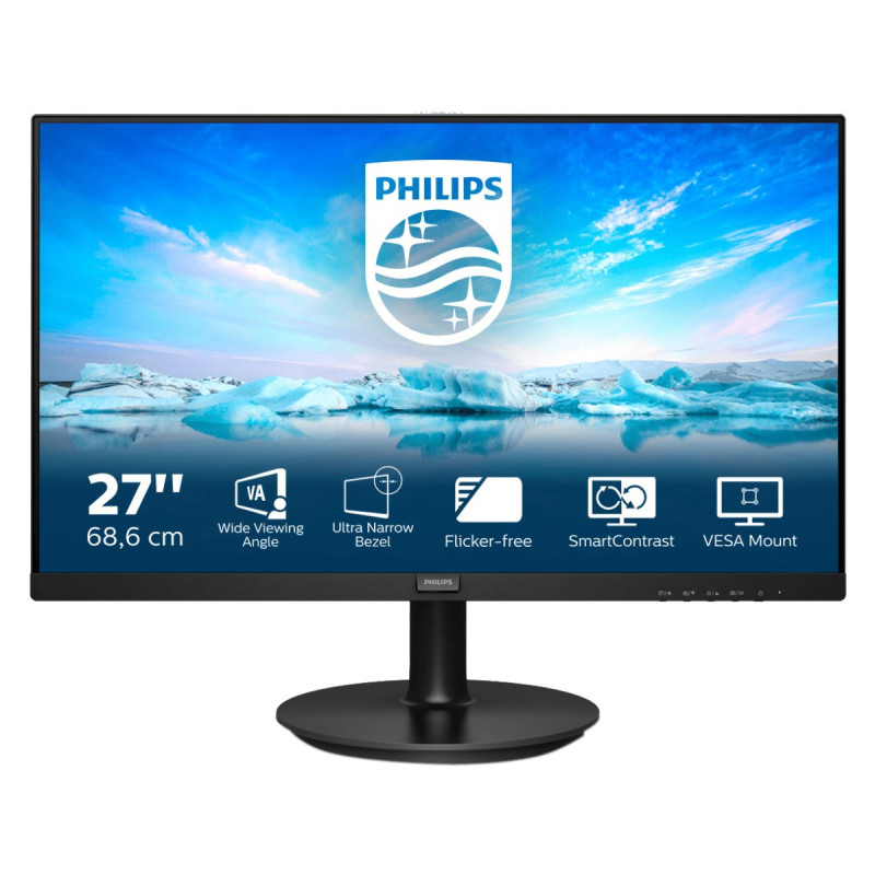 Philips V Line 271V8L / 00 LED display 68.6 cm (27&quot;) 1920 x 1080 pixels Full HD Black