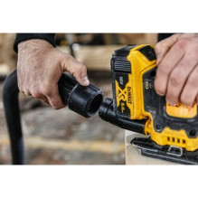 Atsitiktinis orbitinis šlifuoklis 18V DCW200NT DEWALT 13500 OPM juoda, geltona