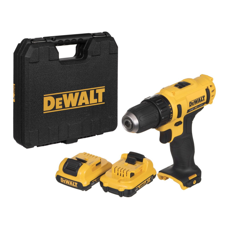 Akumuliatorinis gręžtuvas / gręžtuvas Li-Ion 10,8V 2,0Ah DEWALT DCD710D2