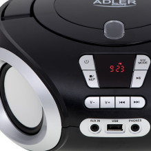 Adler AD 1181 CD player Portable CD player Black, Silver